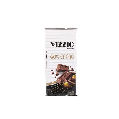 Tableta Choclate 60cacao Vizzio 90 Gr