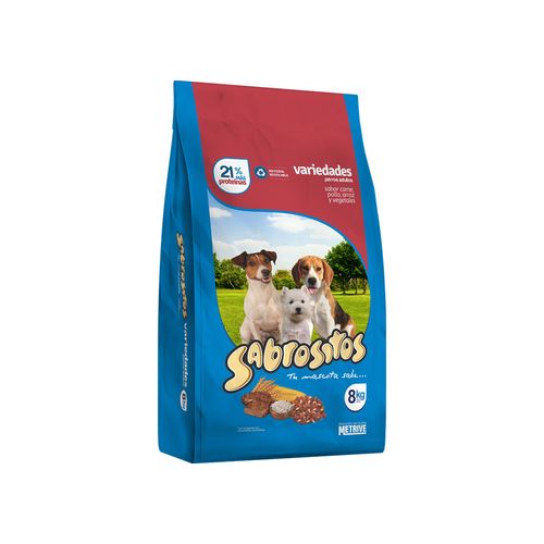 Alimento Sabrositos Perros Variedades 8 Kg