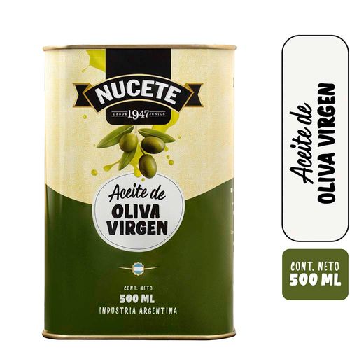 Aceite De Oliva Virgen Nucete Lata 500 Ml