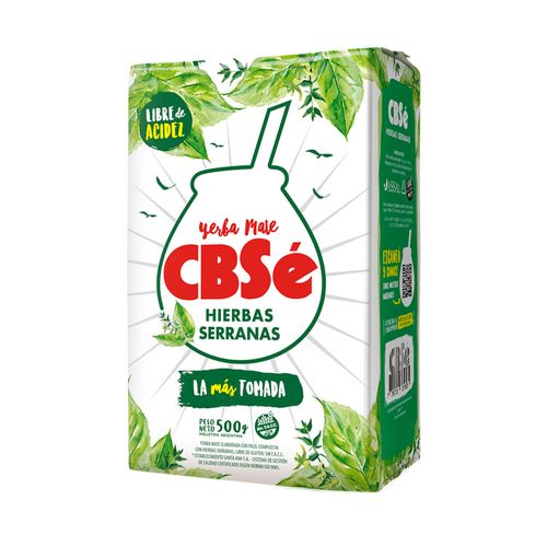 Yerba Mate Hierbas Serranas Cbsé 500 Gr