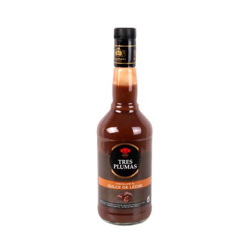 Licor Tres Plumas Chocolate Con Dulce De Leche 700 Ml