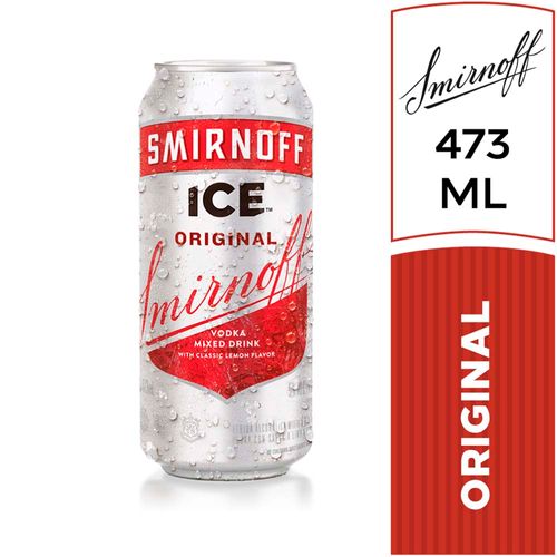 Vodka Original 473 Ml Smirnoff Ice