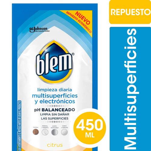 Limpiador Multisuperficies Blem Citrus Repuesto 450ml