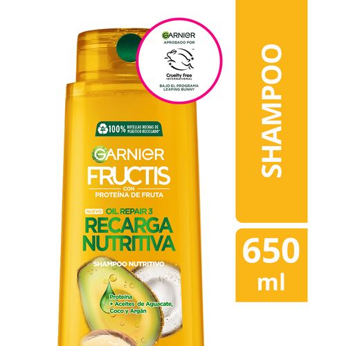 Shampoo Fructis Recarga Nutritiva 650ml