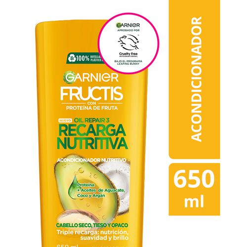 Acondicionador Fructis Recarga Nut 650ml