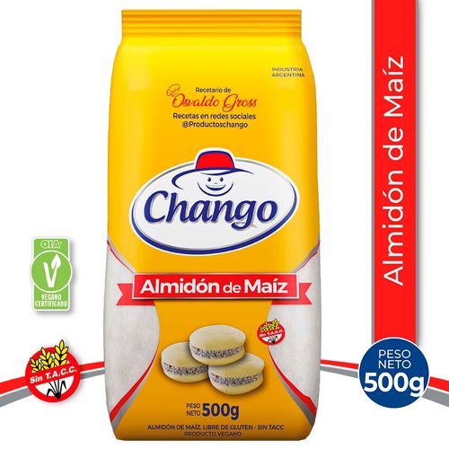 Almidon De Maíz Chango 500 Gr