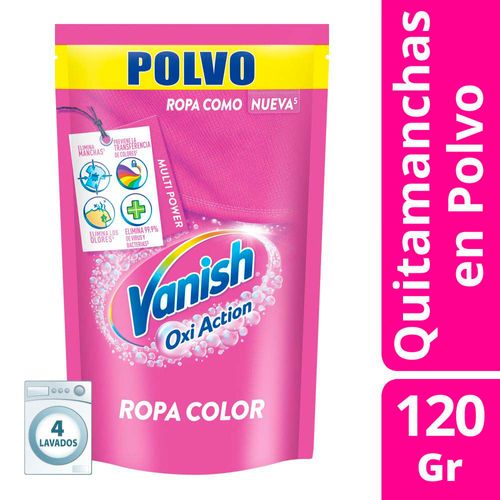 Quitamanchas Vanish Polvo Rosa 120g