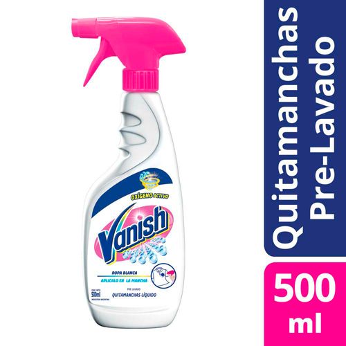 Quitamanchas Vanish Prelavado Blanco Gatillo 500ml