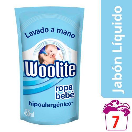 Woolite Jabón Líquido Para Ropa De Bebé Lavado A Mano Repuesto 450ml