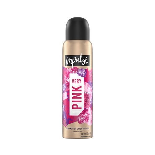 Desodorante Aerosol Impulse Very Pink 150ml