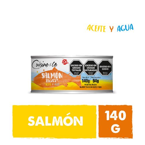 Salmon En Aceite Y Agua 140 Gr Cuisine & Co Nbe Mp
