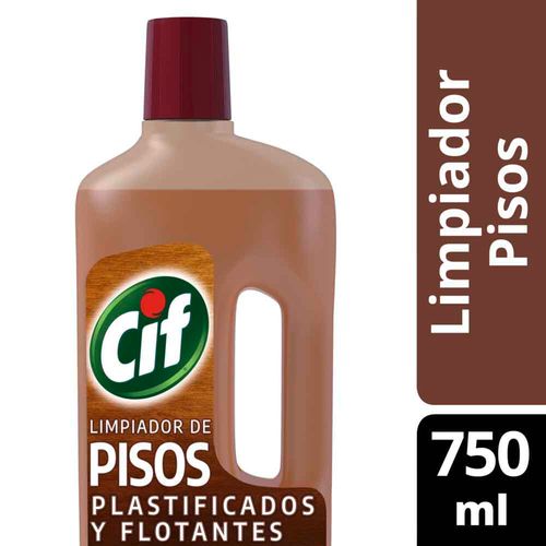 Limpiador Líquido Pisos Plastificados Y Flotantes Recarga Económica 750 Ml Cif