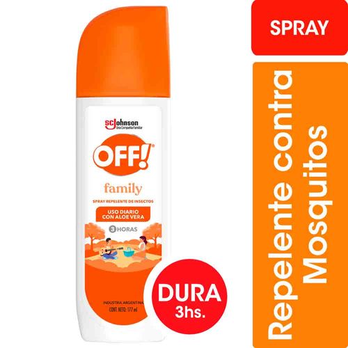Repelente Para Mosquitos Off! Family Spray 177ml