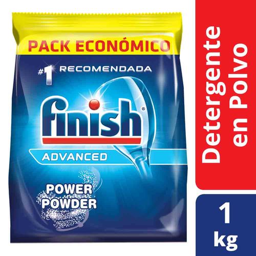 Finish Detergente En Polvo Para Lavavajillas Doypack 1kg