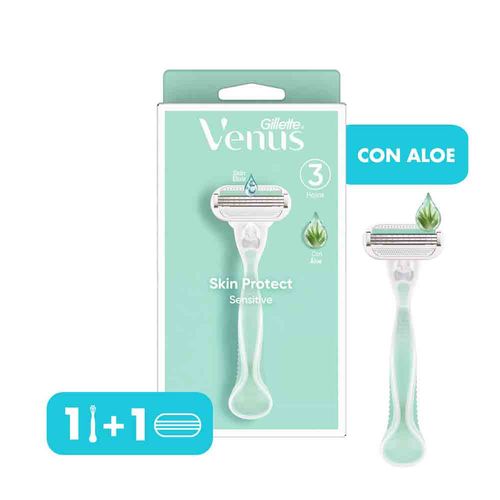 Máquina De Afeitar Con Aloe Venus Sensitive 1 Un