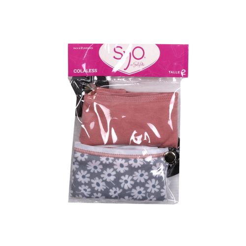 Pack X2 Un Mujer Colaless Estampadas T.2 Syo