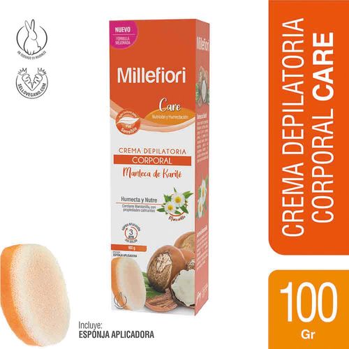 Crema Depilatoria Millefiori Corporal Care 100gr