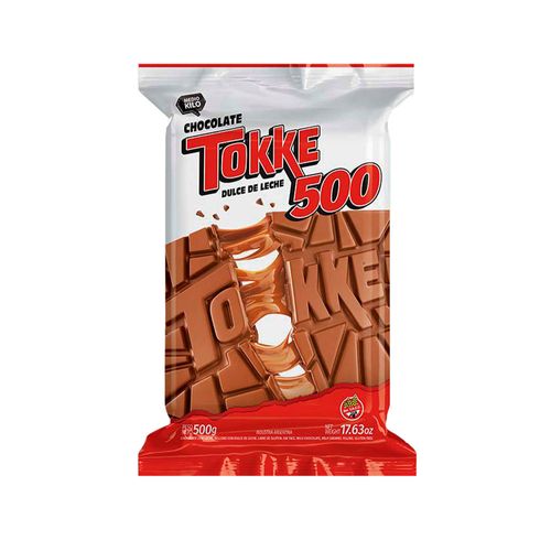 Chocolate 500 Relleno Dulce De Leche Tokke 500 Gr