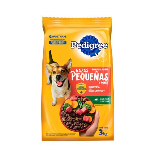 Alimento Para Perros Pedigree Adulto Razas Pequeñas 3 Kg