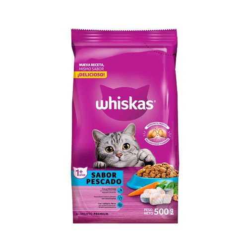 Alimento Whiskas Para Gatos Pescado 500gr