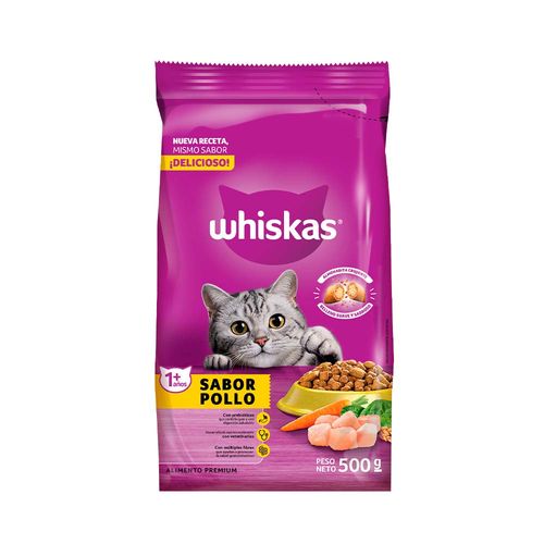 Alimento Whiskas Para Gatos Pollo 500gr