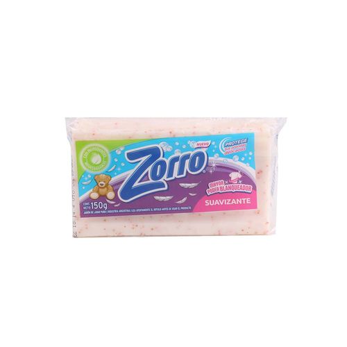 Jabon Compacto Zorro Suavizante 150g