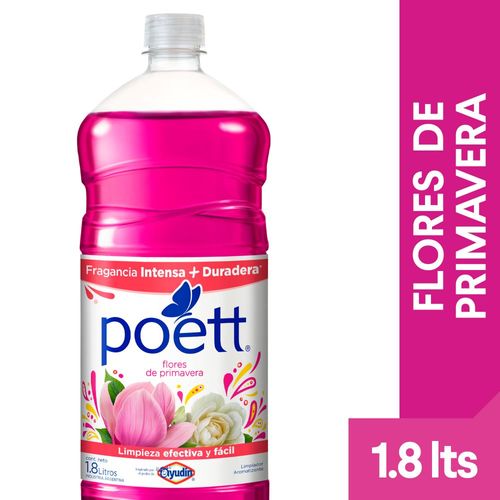 Limpiador Líquido Aromatizante Poett Flores De Primavera 1.8 L