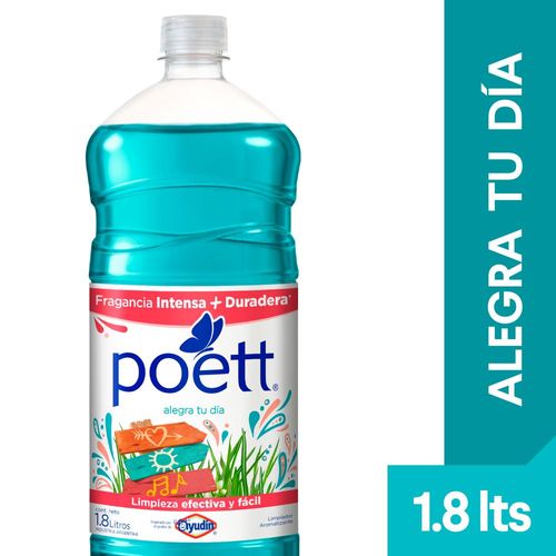 Limpiador Líquido Aromatizante Poett Alegra Tu Día 1.8 L