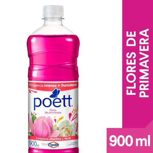 Limpiador Líquido Aromatizante Poett Flores De Primavera 900 Ml