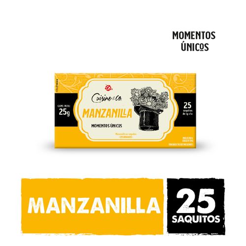 Te Manzanilla Cuisine And Co. 25 Saquitos - 50 Gr