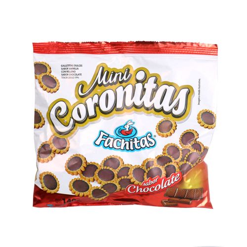 Galletitas Mini Coronitas De Chocolate Fachitas 140 Gr