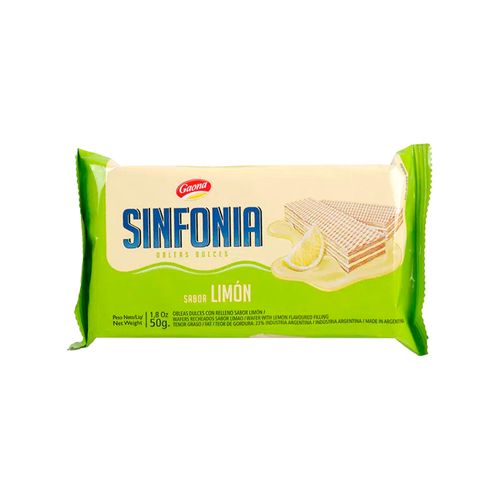 Oblea Limon Sinfonia 50 Gr