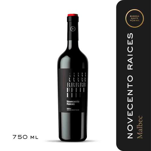 Vino Novecento Raices Malbec Botella 750mlx1