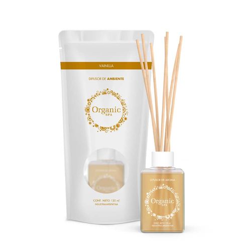 Difusor De Ambiente Pp 120 Ml.  Vainilla