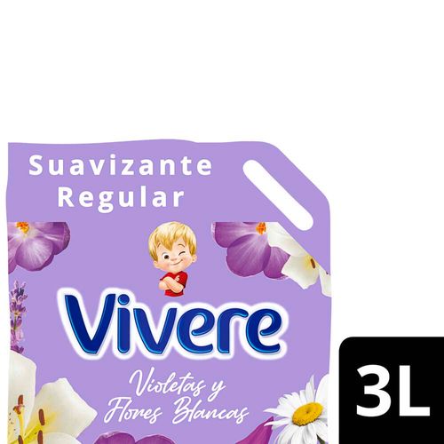 Suavizante Vivere Violestas Flores Dp 3lt