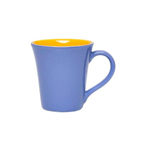 Jarro Mug Ceramica Amarillo Y Azul 330 Cc Luminarc