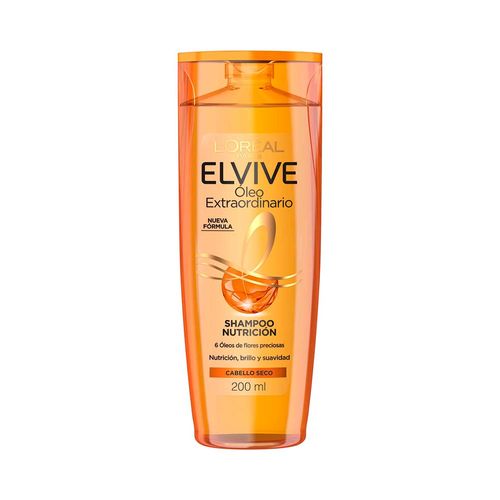 Shampoo Elvive Oleo Extraordinario Nutricion Universal 200 Ml