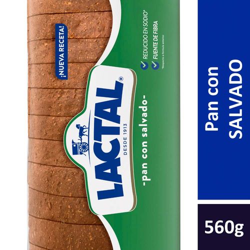 Pan De Salvado Lactal 560 Gr