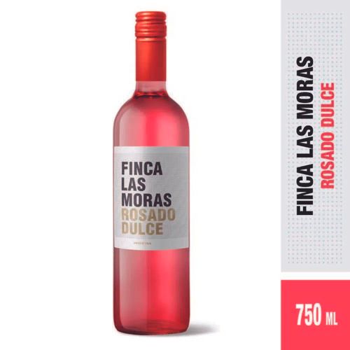 Vino Rosado Dulce 750 Cc Finca Las Moras