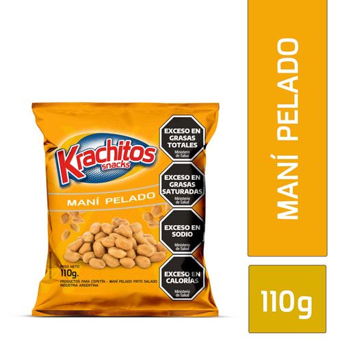 Manì Pelado Salado Krachitos 110 Gr