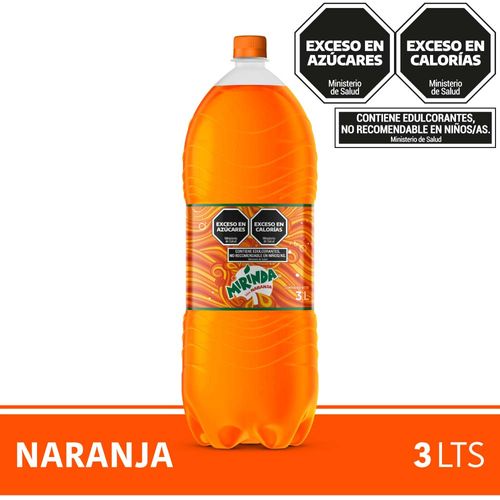 Gaseosa Mirinda Naranja 3lt