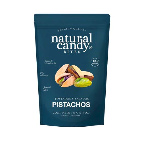 Pistacho Tostado Y Salado Natural Candy 100 Gr