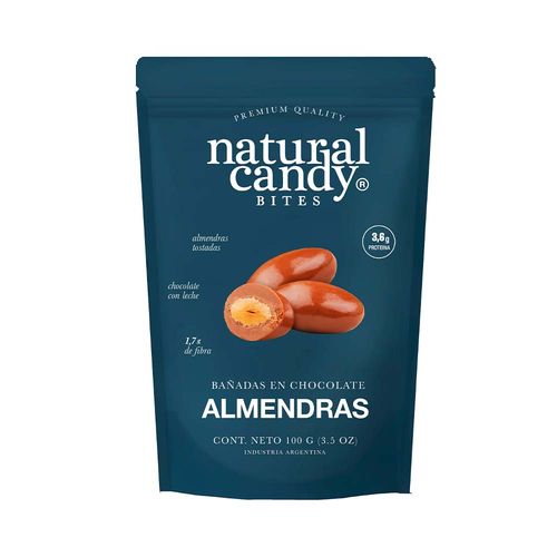 Almendras Bañadas Natural Candy 100 Gr