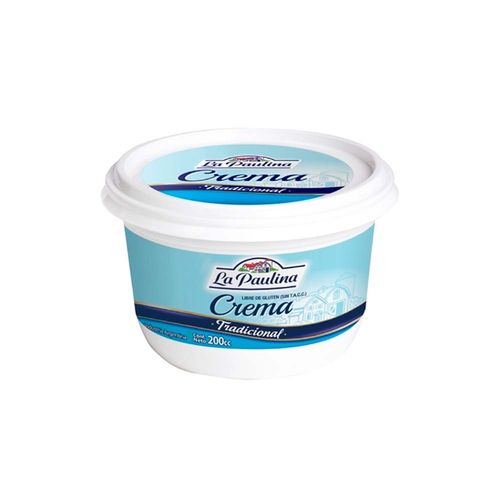 Crema De Leche La Paulina Pote X 200 Cc.