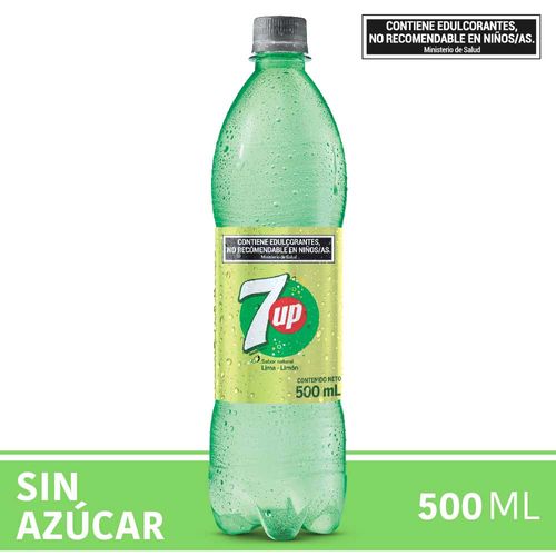 Gaseosa 7 Up Sin Azucar 500cc