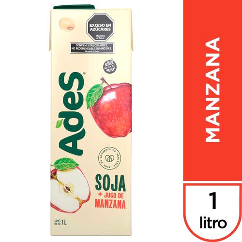 Jugo Ades Manzana 1lt