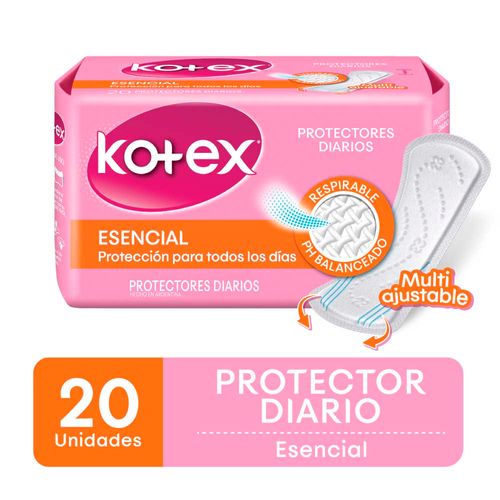 Protector Dia Kotex Escenc X20