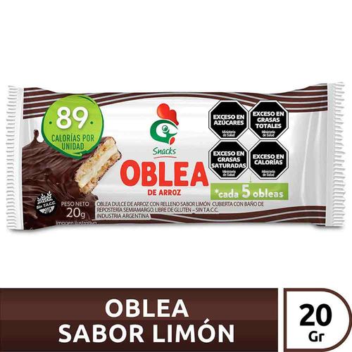 Gallo Snacks Oblea De Arroz Limón 20 Gr.