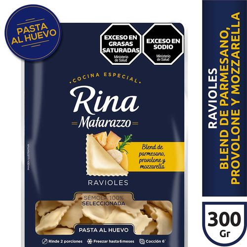 Ravioles De Parmesano Provolone Y Mozzarela Rina 300gr