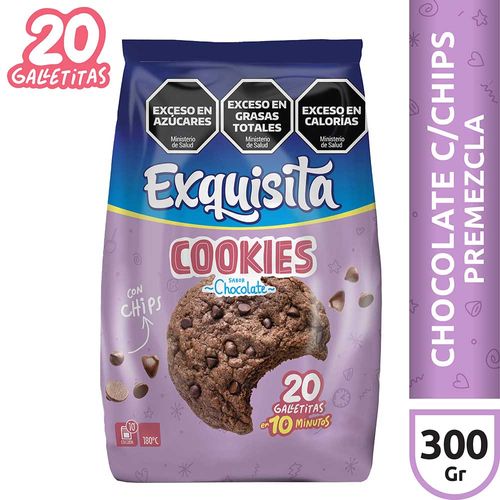 Cookies Chocolate Con Chips Exquisita X 300 G